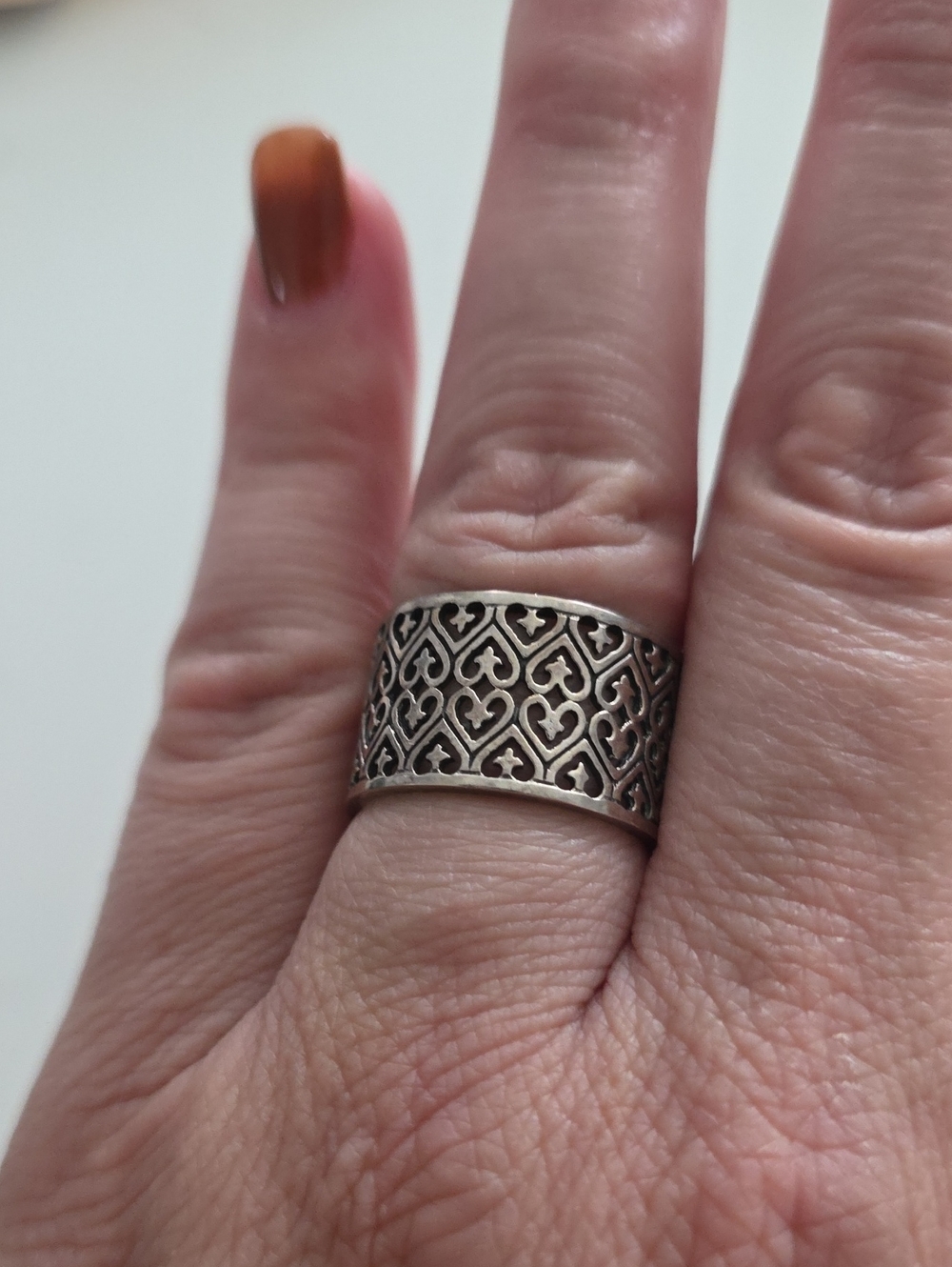 NEW Size 8.5 Genuine Sterling Silver Rings - Picture 6 of 7